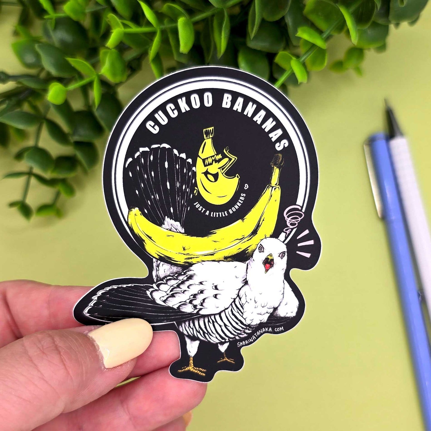 Cuckoo Bananas Sticker