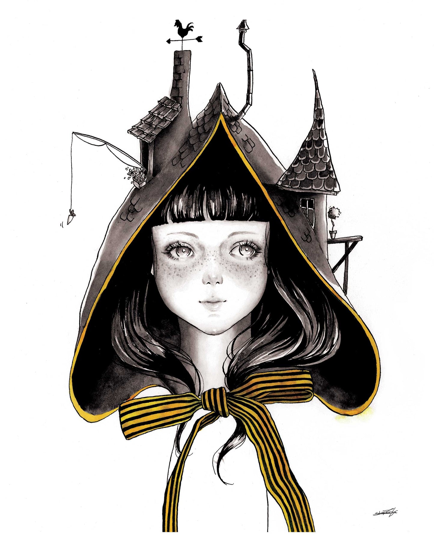 Roof Hoodie 16x20 Poster