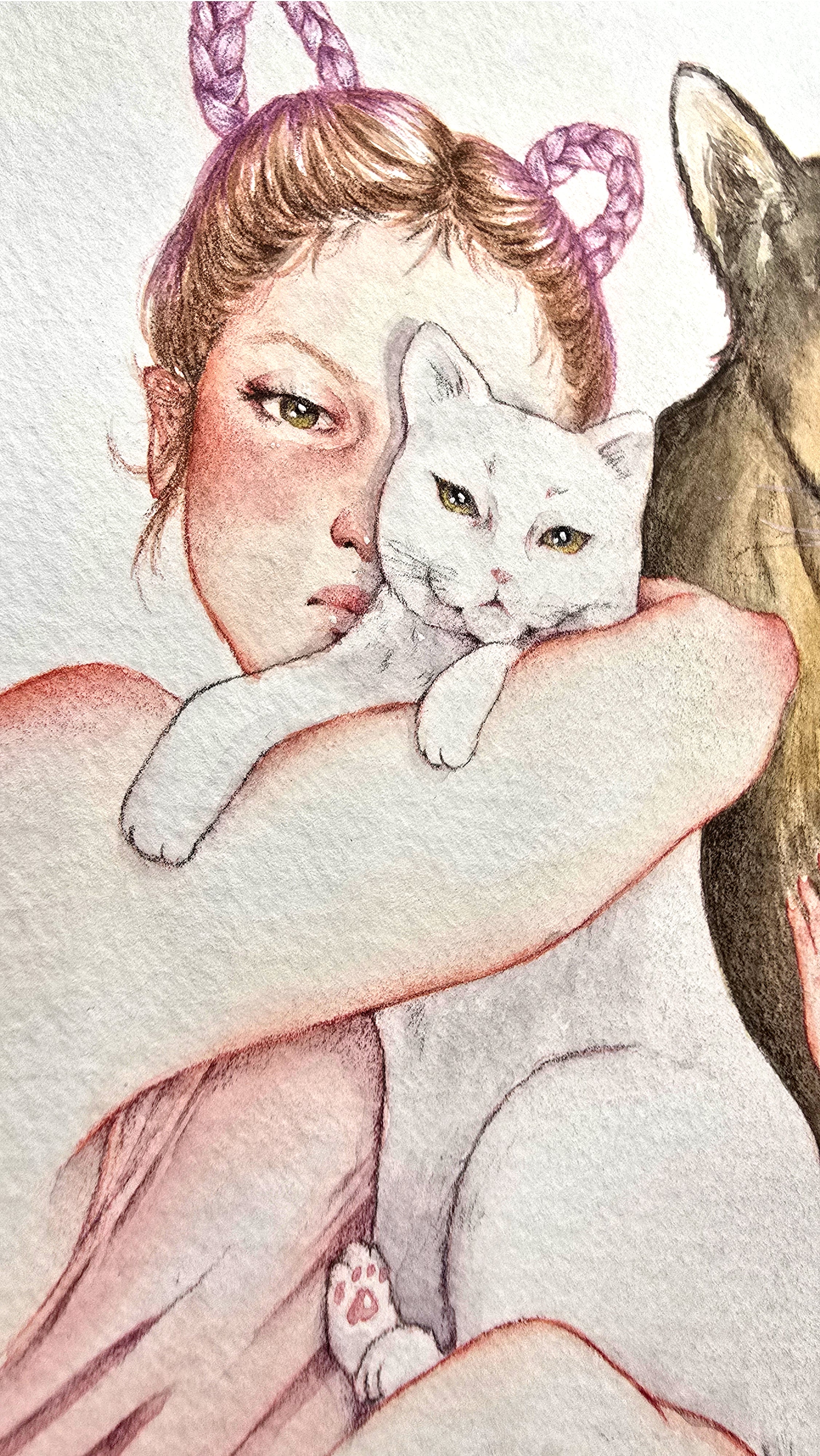 *Original ART* - Cat Siblings