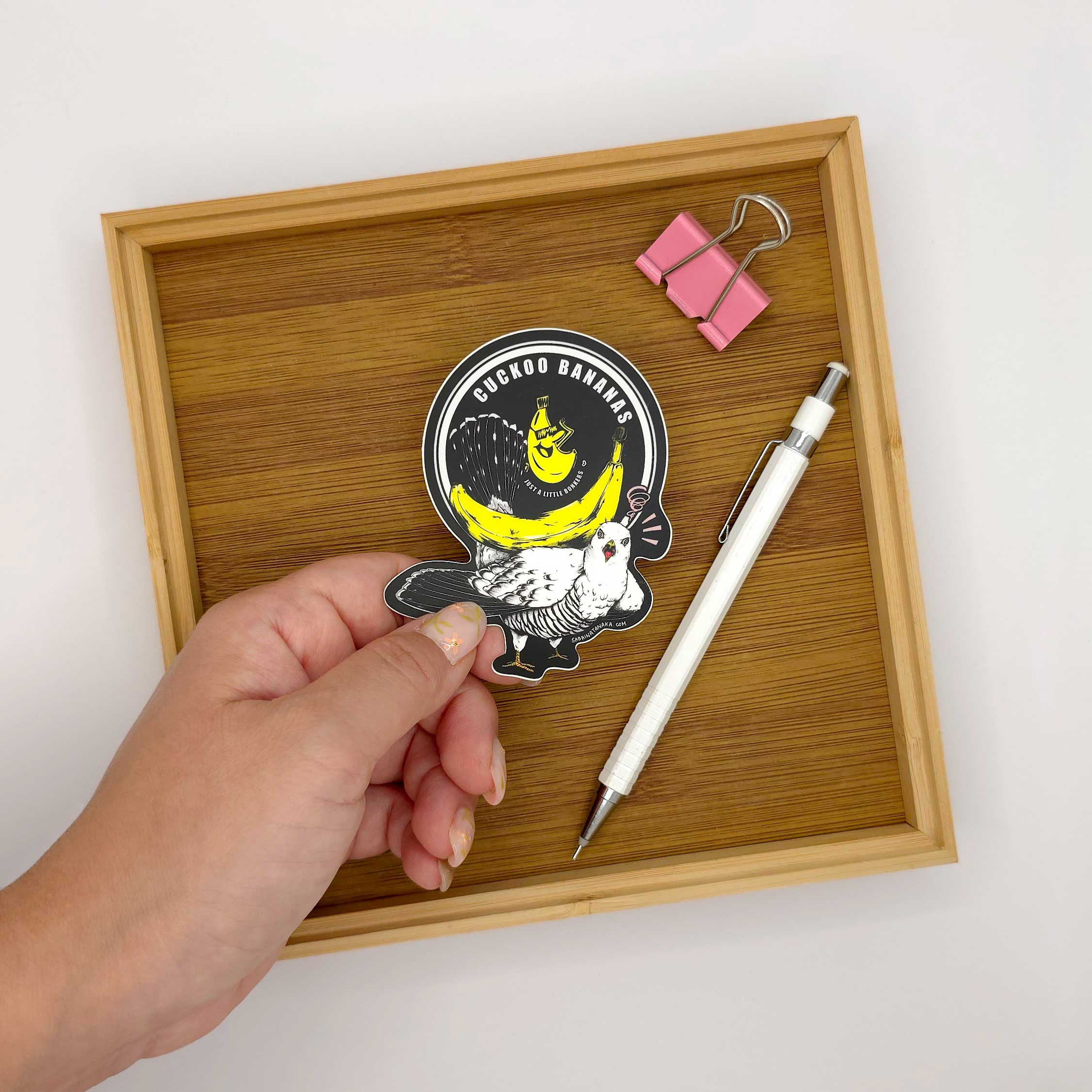 Cuckoo Bananas Sticker