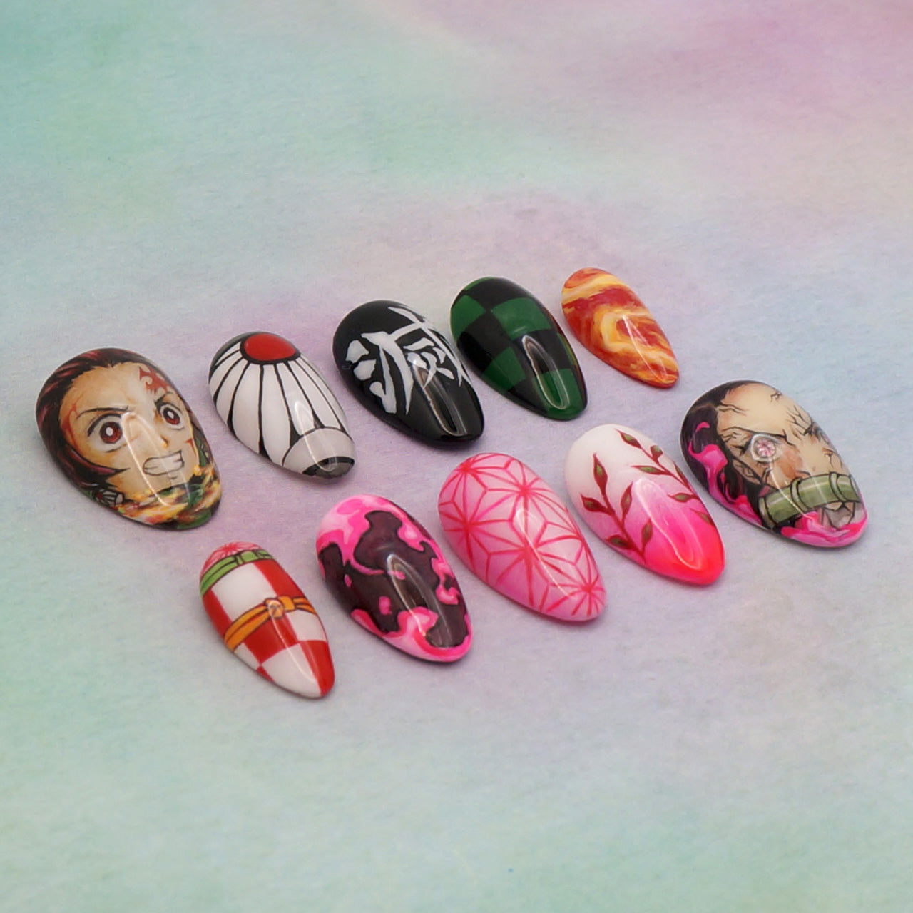 Demon Slayer Press-On Nails