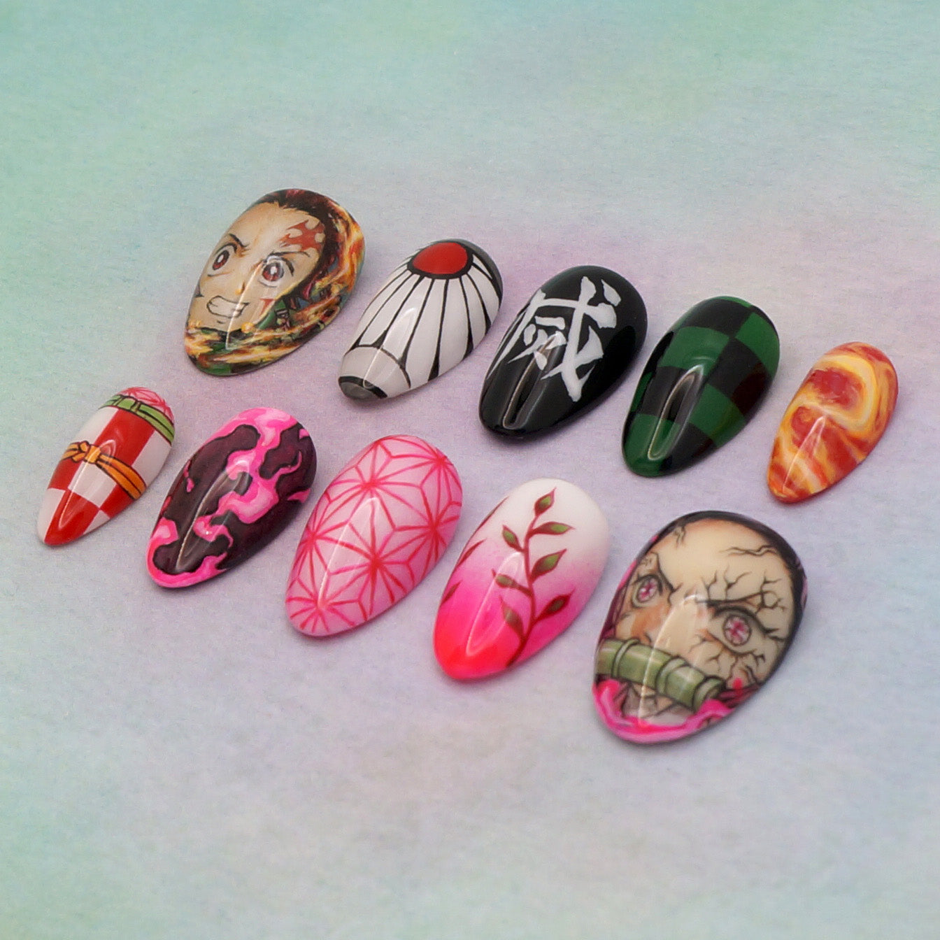 Demon Slayer Press-On Nails