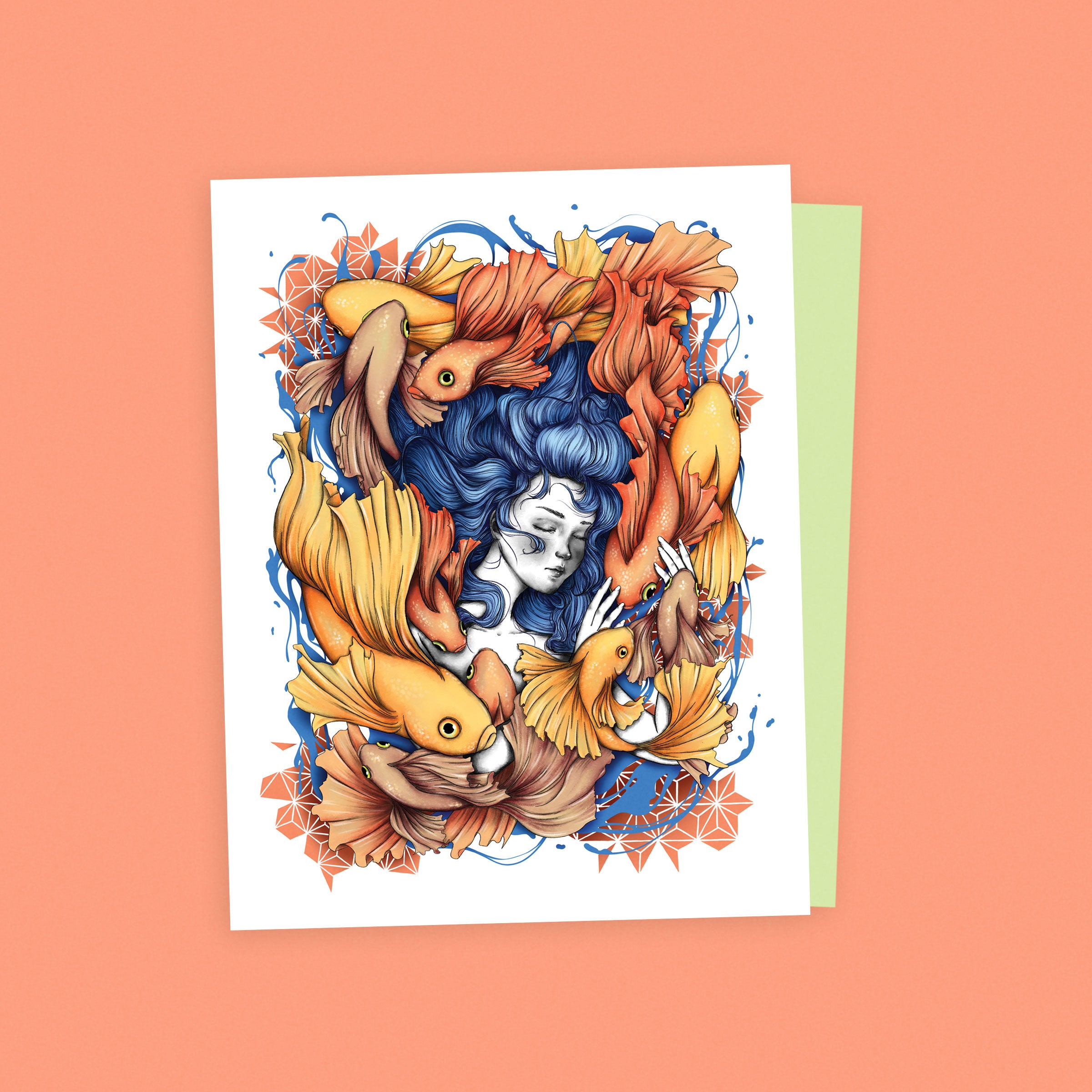 Peace in Chaos Greeting Card