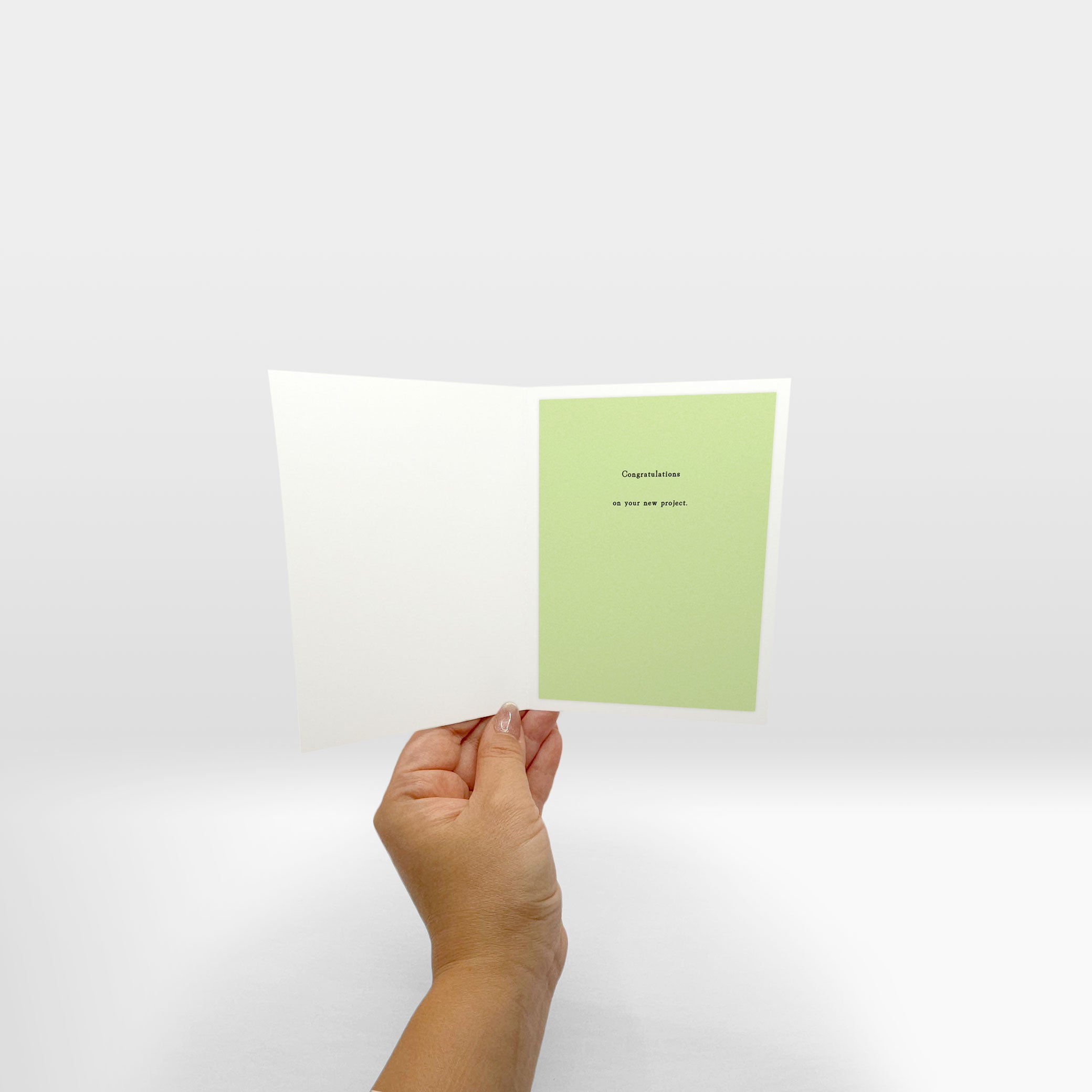 inside of card with optional insert placed.