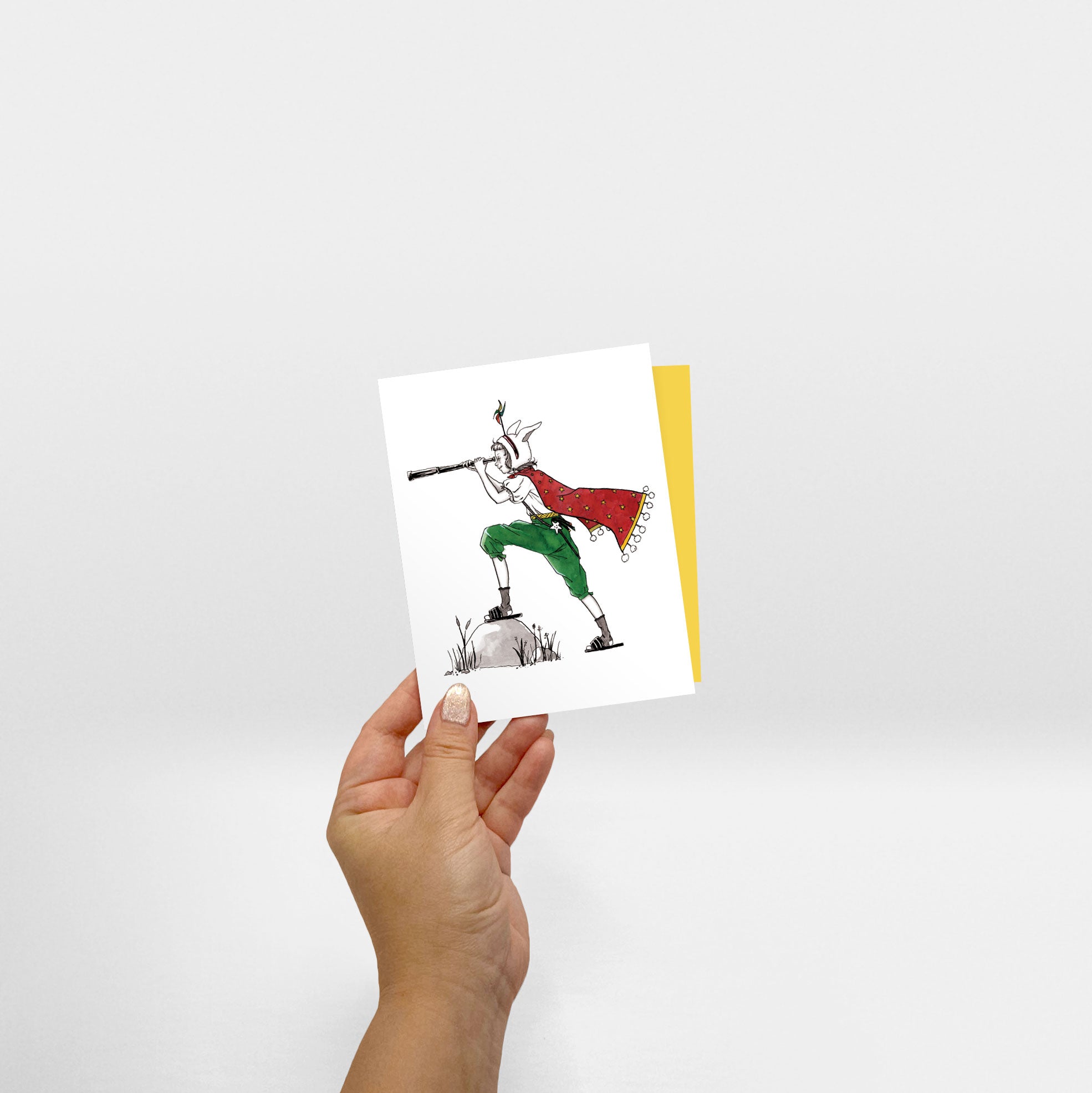Optional insert with sentiment "When I look for adventure, I always look for you!" printed on it.
