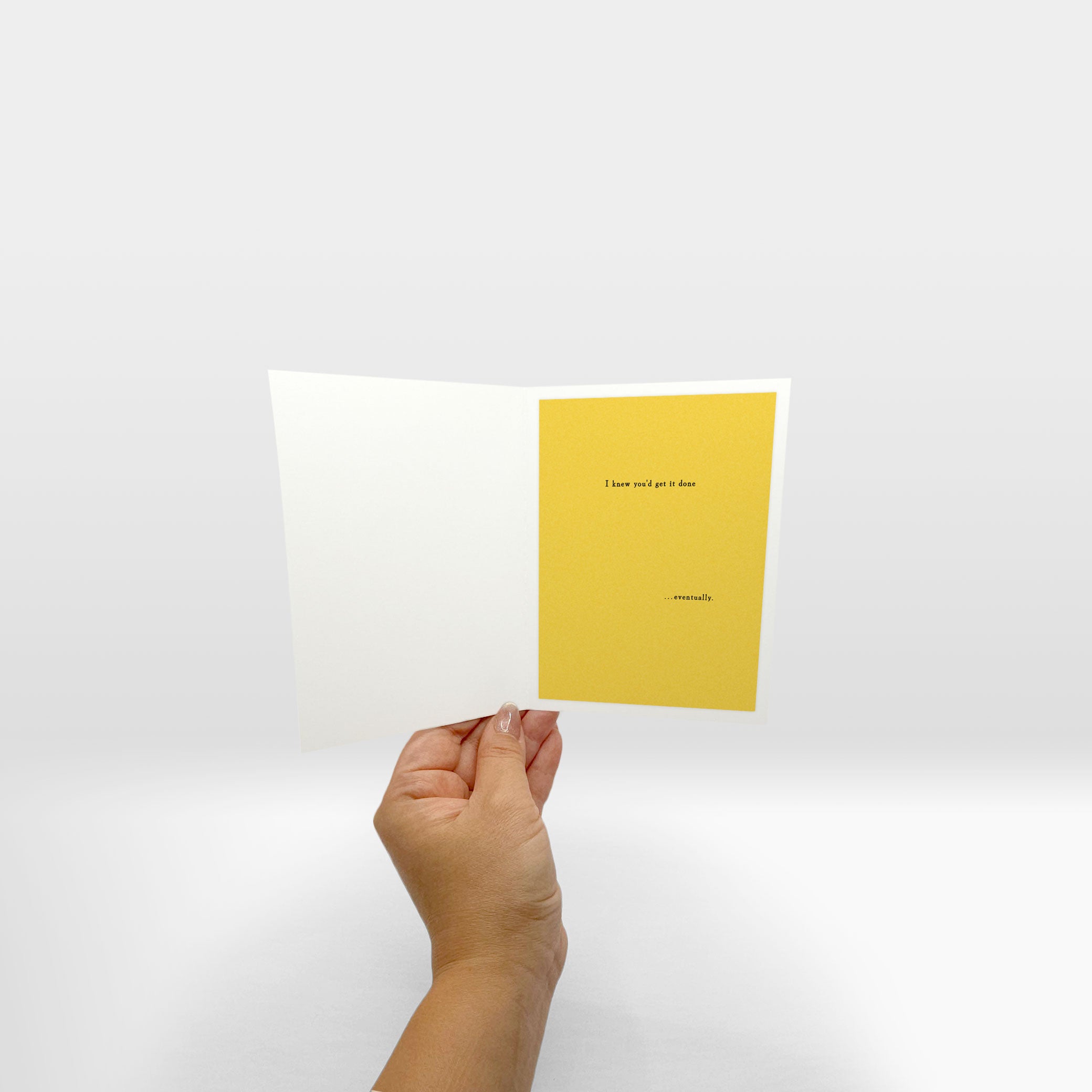 inside of card with optional insert placed.