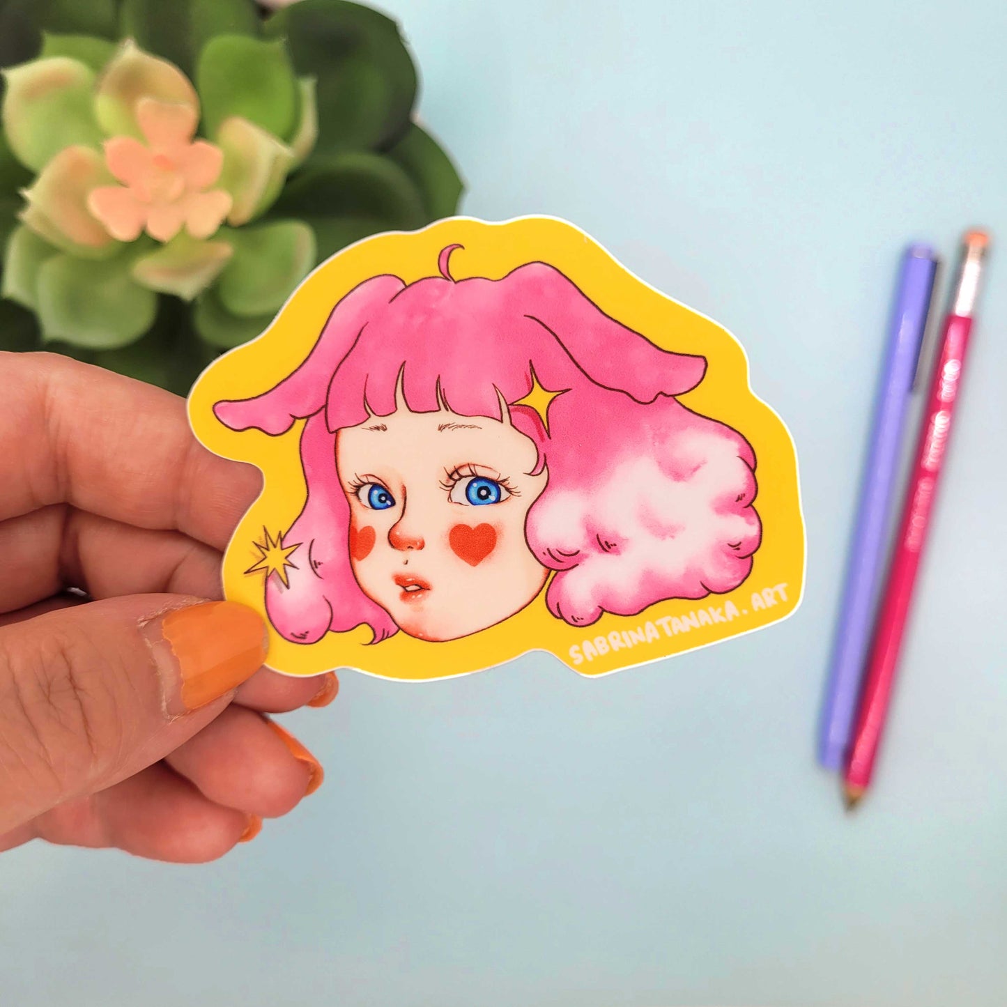 Lamb Girl Sticker