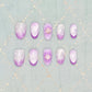 Purple Galaxy Press-On Nails (made to order)