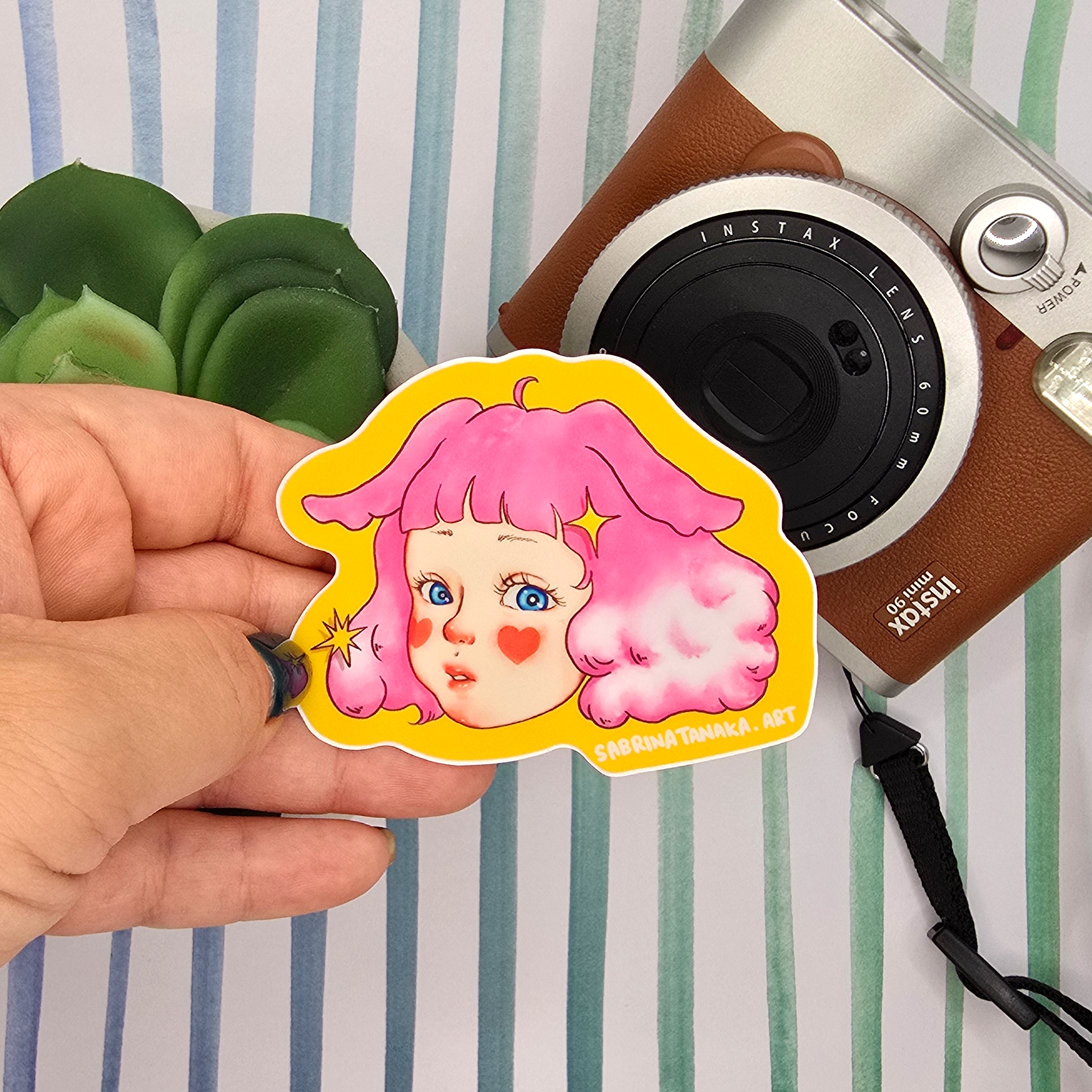 Lamb Girl Sticker