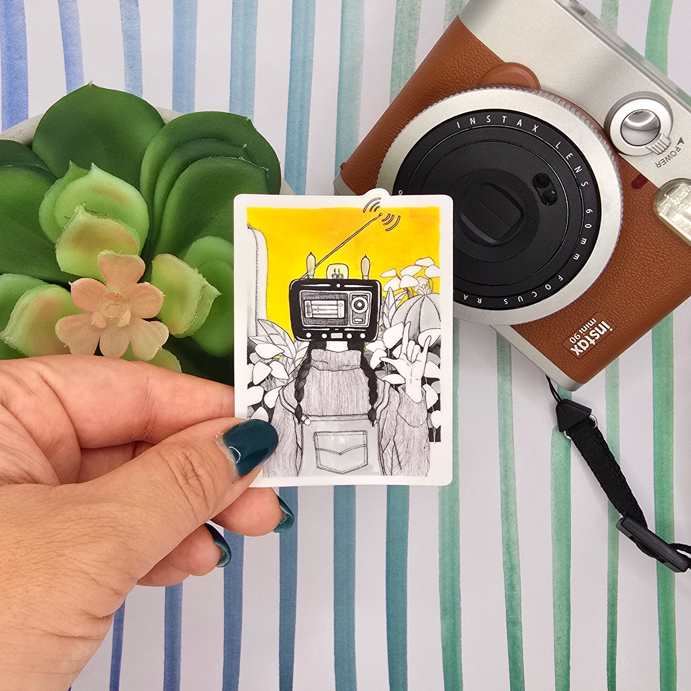 Radio Head Sticker
