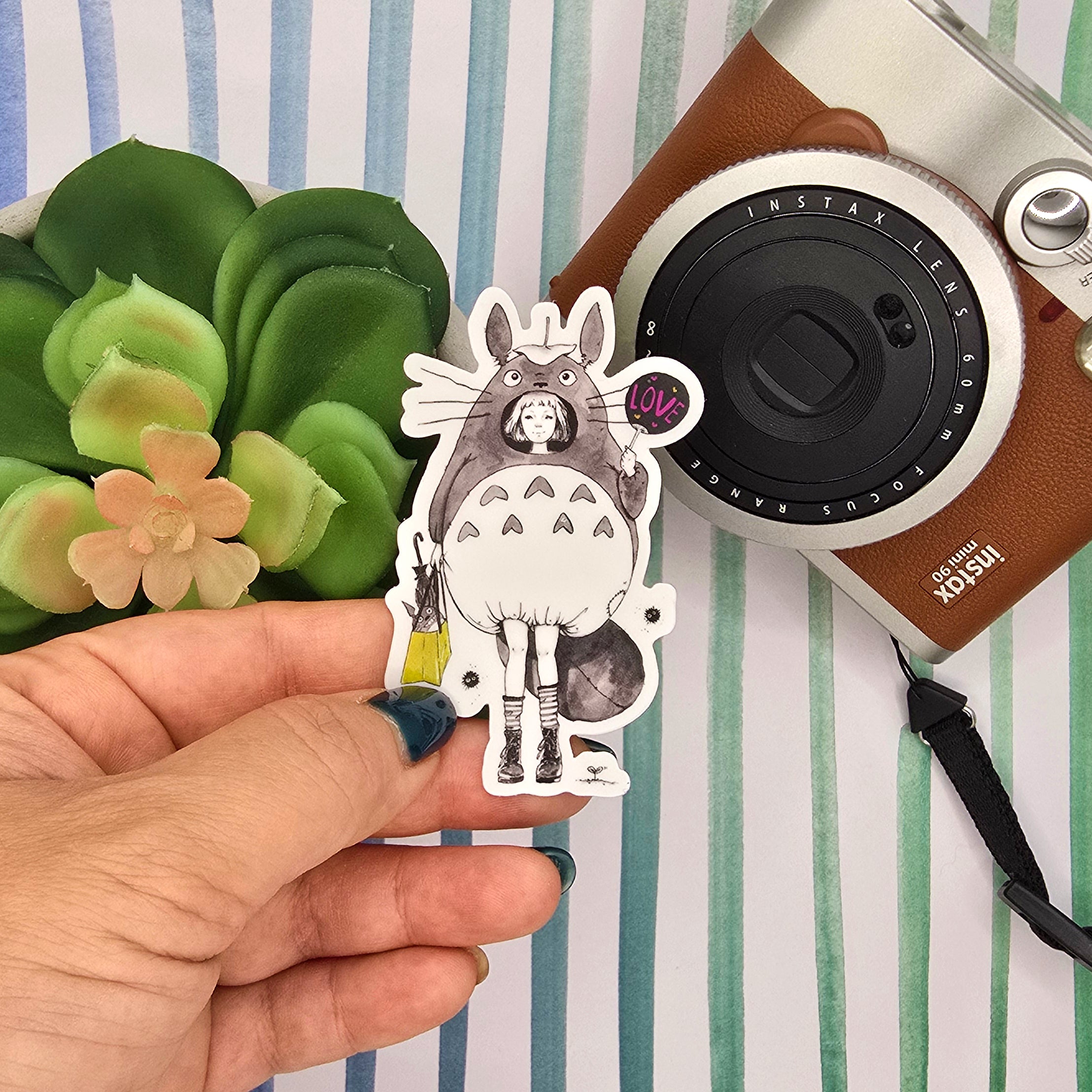 Totoro Fan Sticker