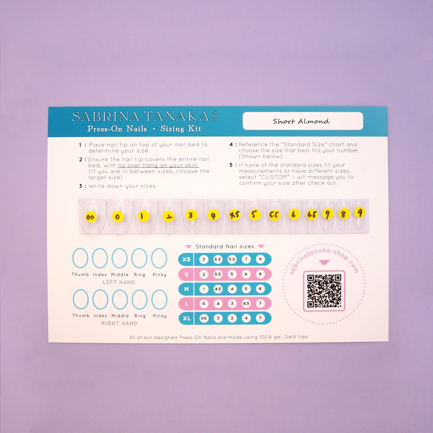 Nail Sizing kit