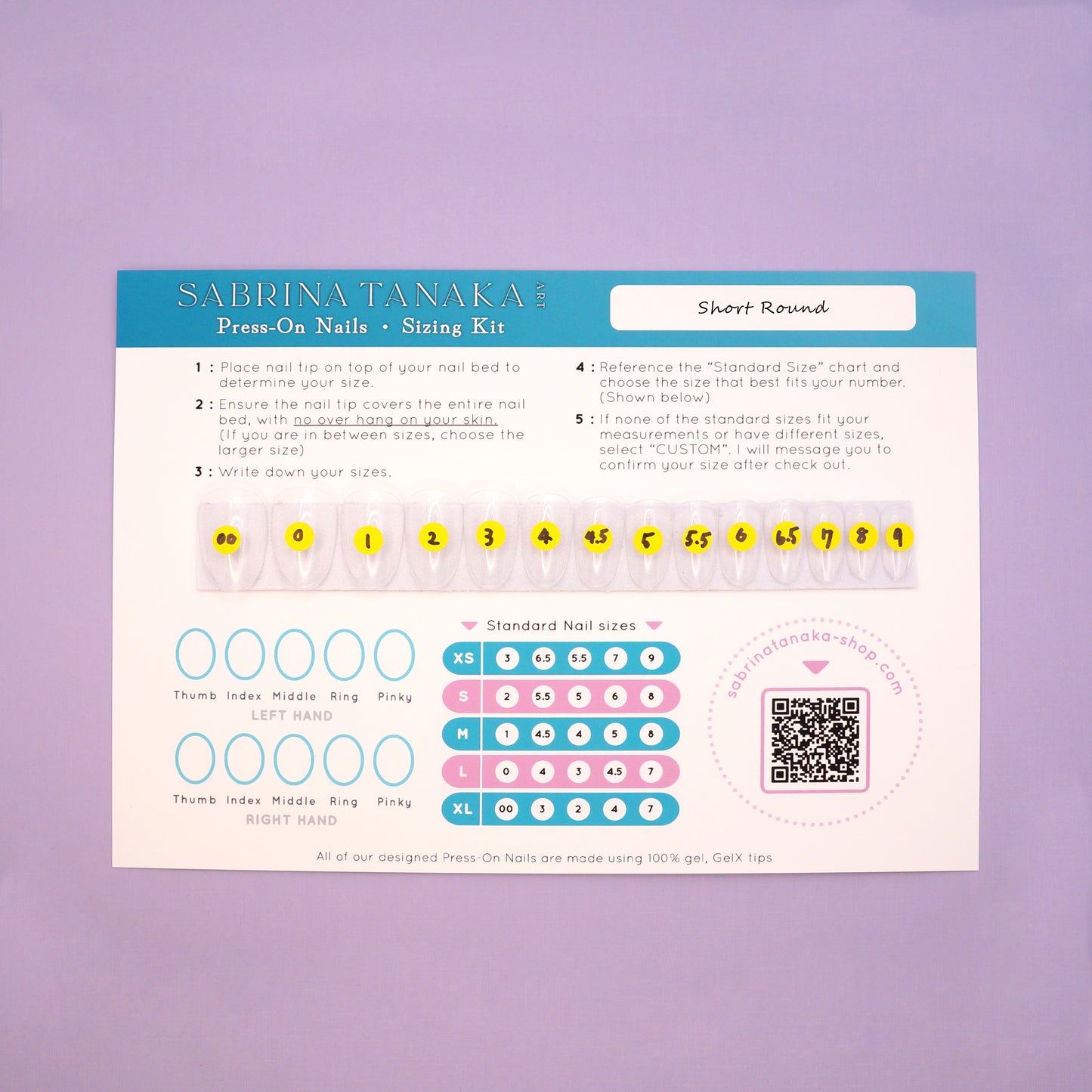 Nail Sizing kit