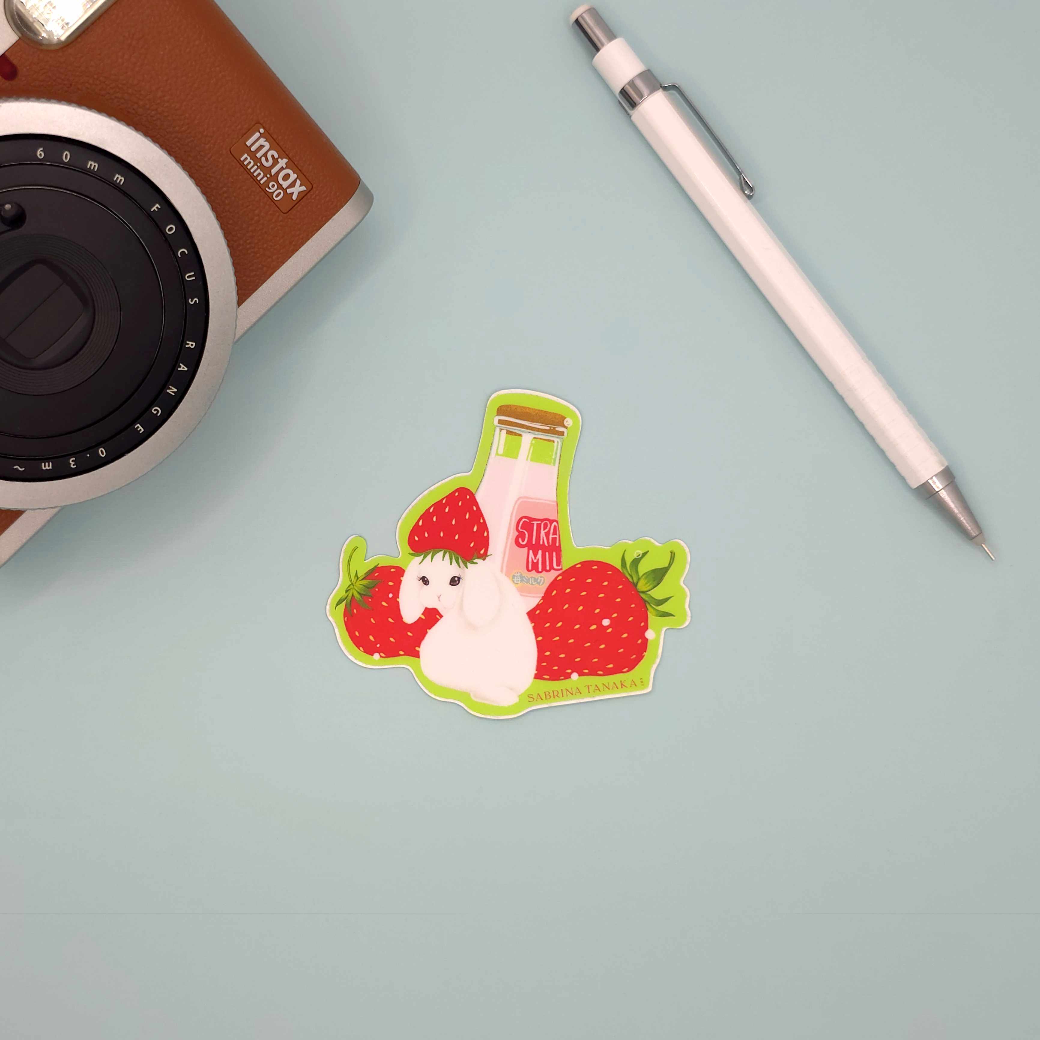 Strawberry Milk Sticker