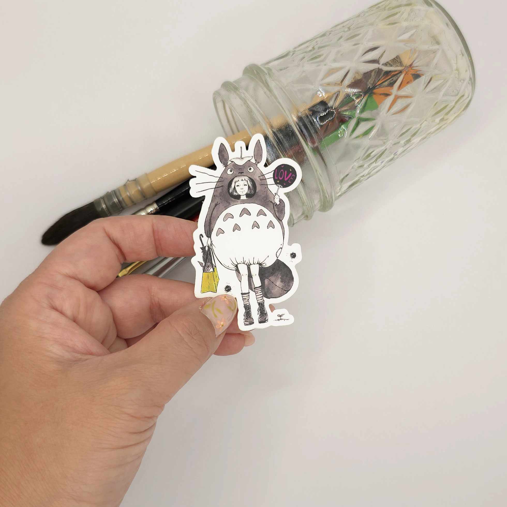 Totoro Fan Sticker