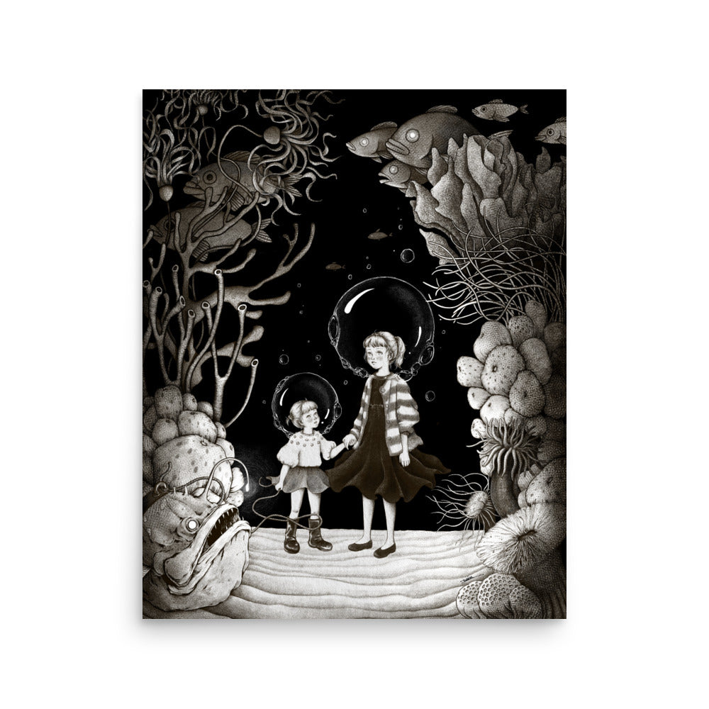 Strolling In The Deep 16x20 Poster