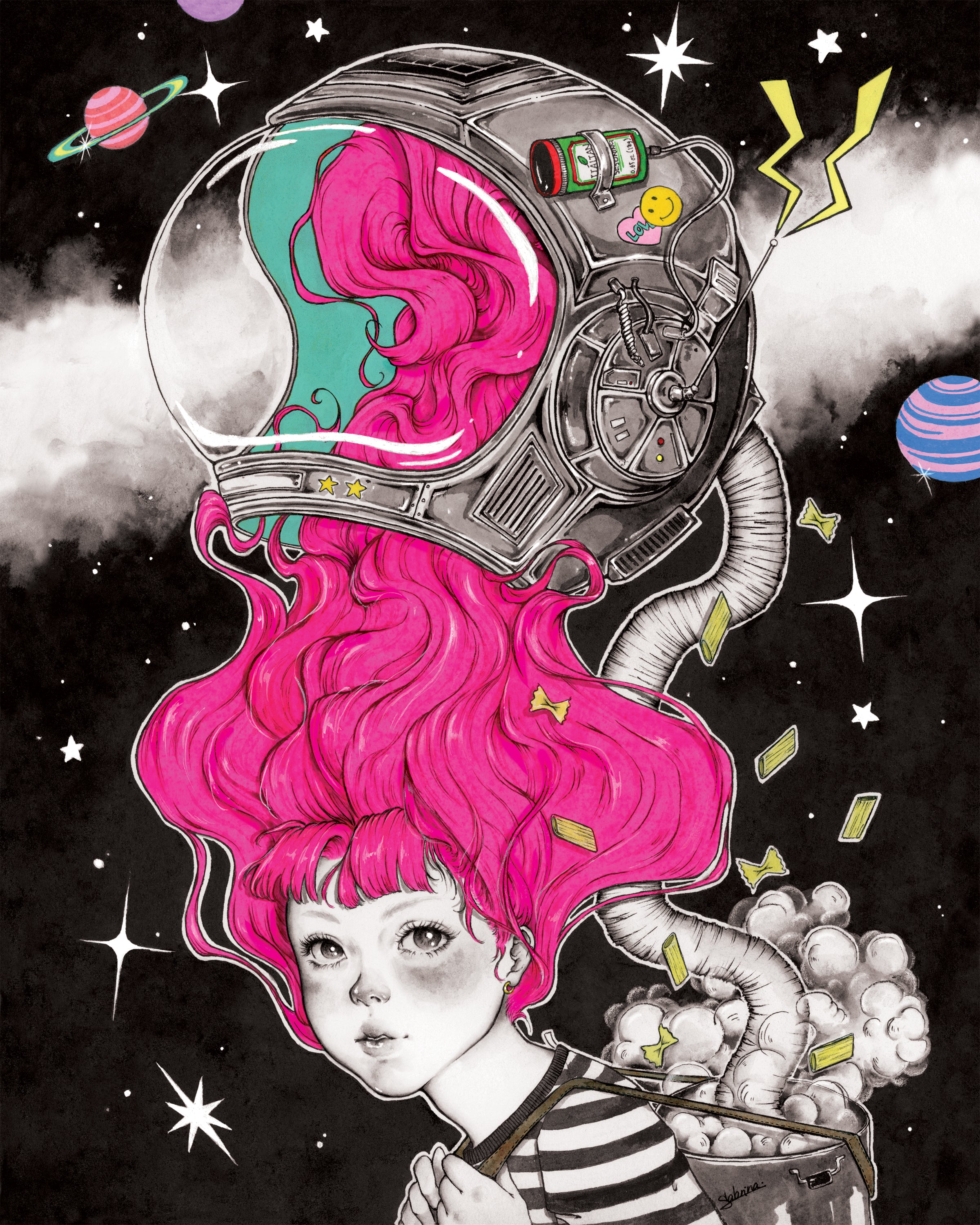 Archival Quality Art Print, pigment, matte - Space Cadet