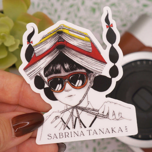 Book Helmet Sticker