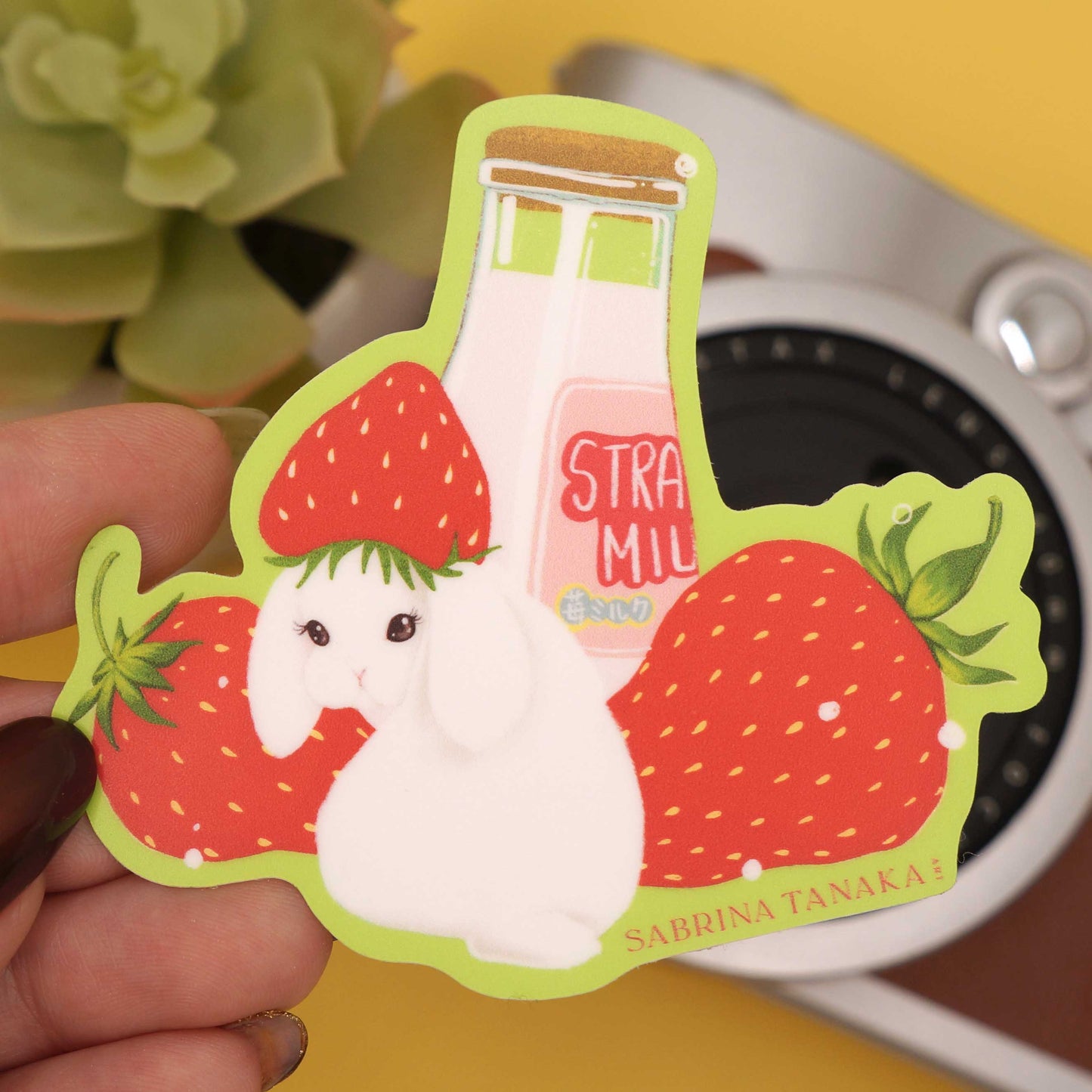 Strawberry Milk Sticker