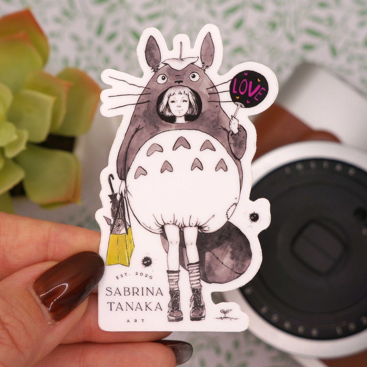 Totoro Fan Sticker